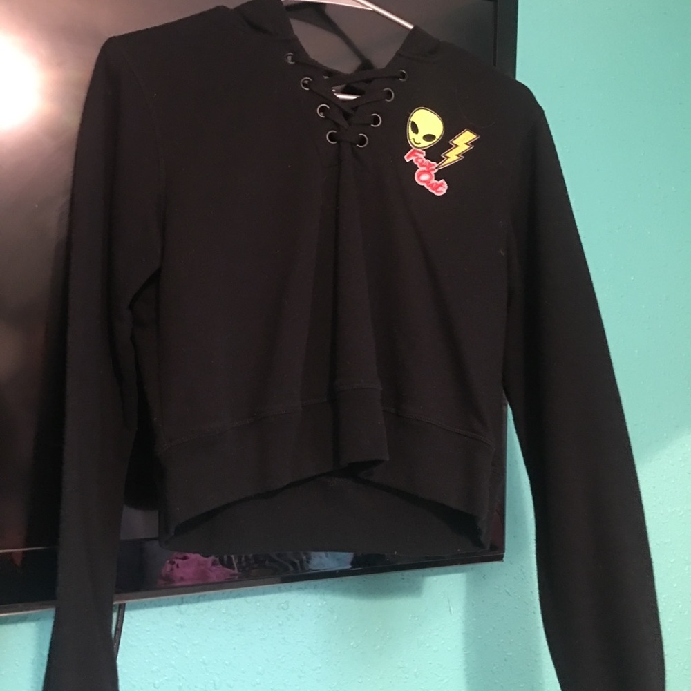 Cropped hoodie